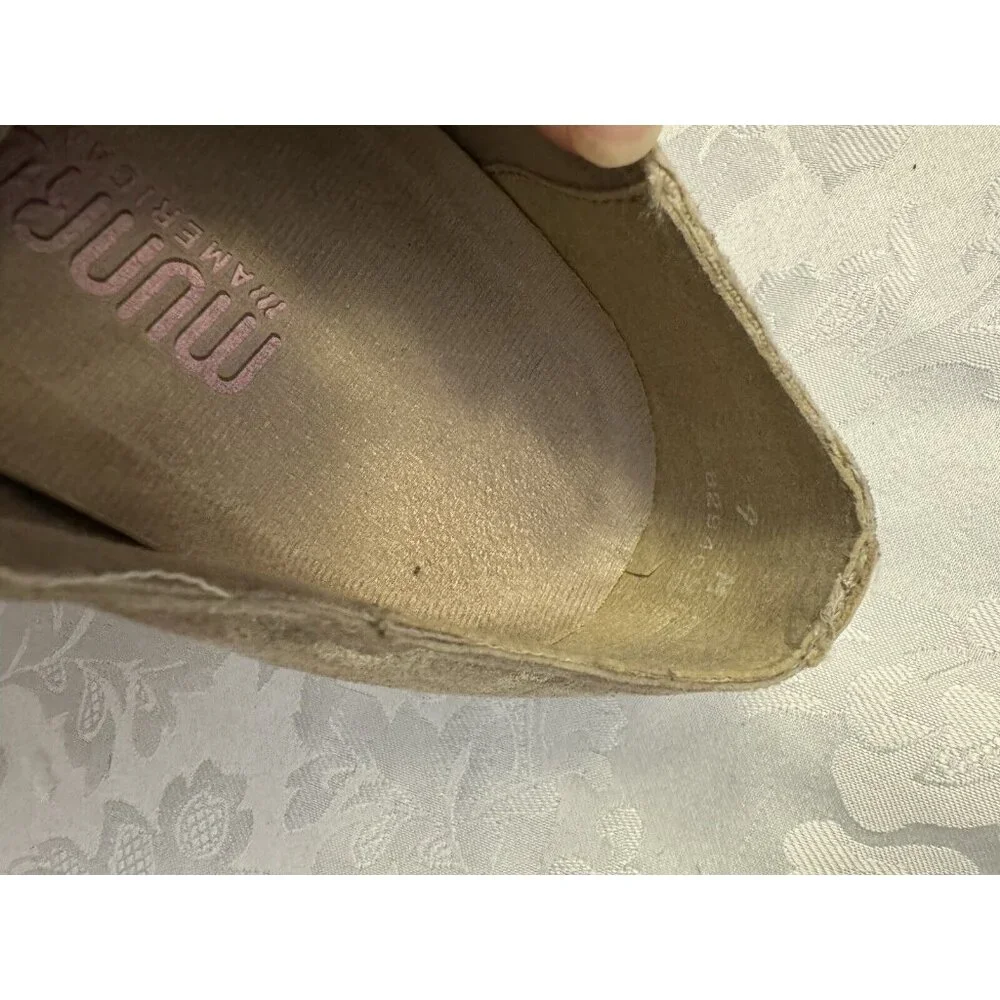 Munro American 9M Petra Taupe Camouflaged Walking Shoe‎ Sneaker Comfort Suede